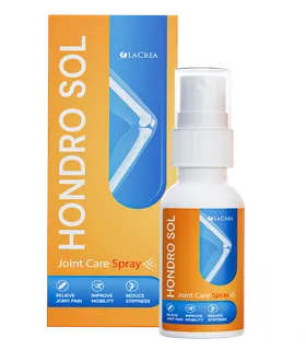 Hondro Sol spray pentru articulații La Crea, flacon de 50 ml cu cutie